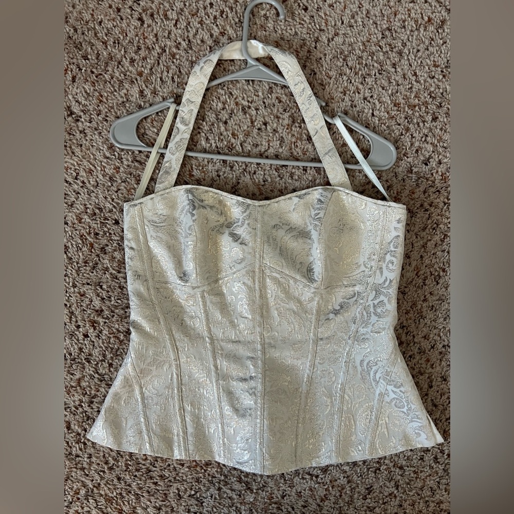 White House Black Market Bustier Top